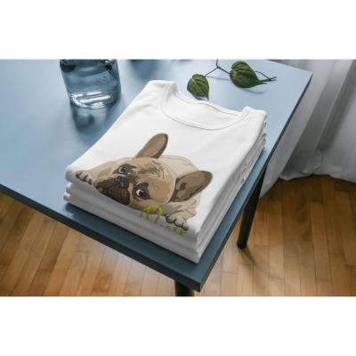 KOSZULKA DAMSKA T-SHIRT roz. S Biała z personalizowanym imieniem psa KOSZULKA DAMSKA T-SHIRT roz. S Biała z personalizowanym imieniem psa