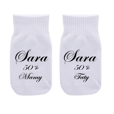 Skarpetki dziecięce z nadrukiem personalizowane skarpety z imieniem Skarpetki dziecięce z nadrukiem personalizowane skarpety z imieniem
