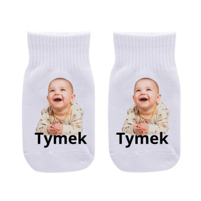 Skarpetki dziecięce z nadrukiem personalizowane skarpety z imieniem Skarpetki dziecięce z nadrukiem personalizowane skarpety z imieniem