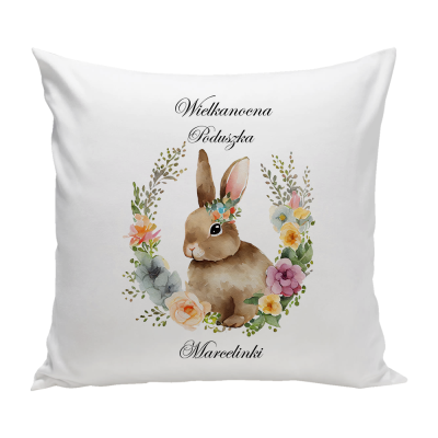 PODUSZKA WIELKANOCNA Z IMIENIEM PREZENT PERSONALIZOWANY JASIEK 37cm PODUSZKA WIELKANOCNA Z IMIENIEM PREZENT PERSONALIZOWANY JASIEK 37cm