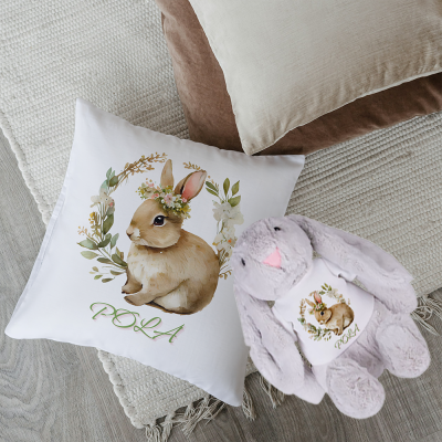 PODUSZKA WIELKANOCNA Z IMIENIEM PREZENT PERSONALIZOWANY JASIEK 37cm PODUSZKA WIELKANOCNA Z IMIENIEM PREZENT PERSONALIZOWANY JASIEK 37cm